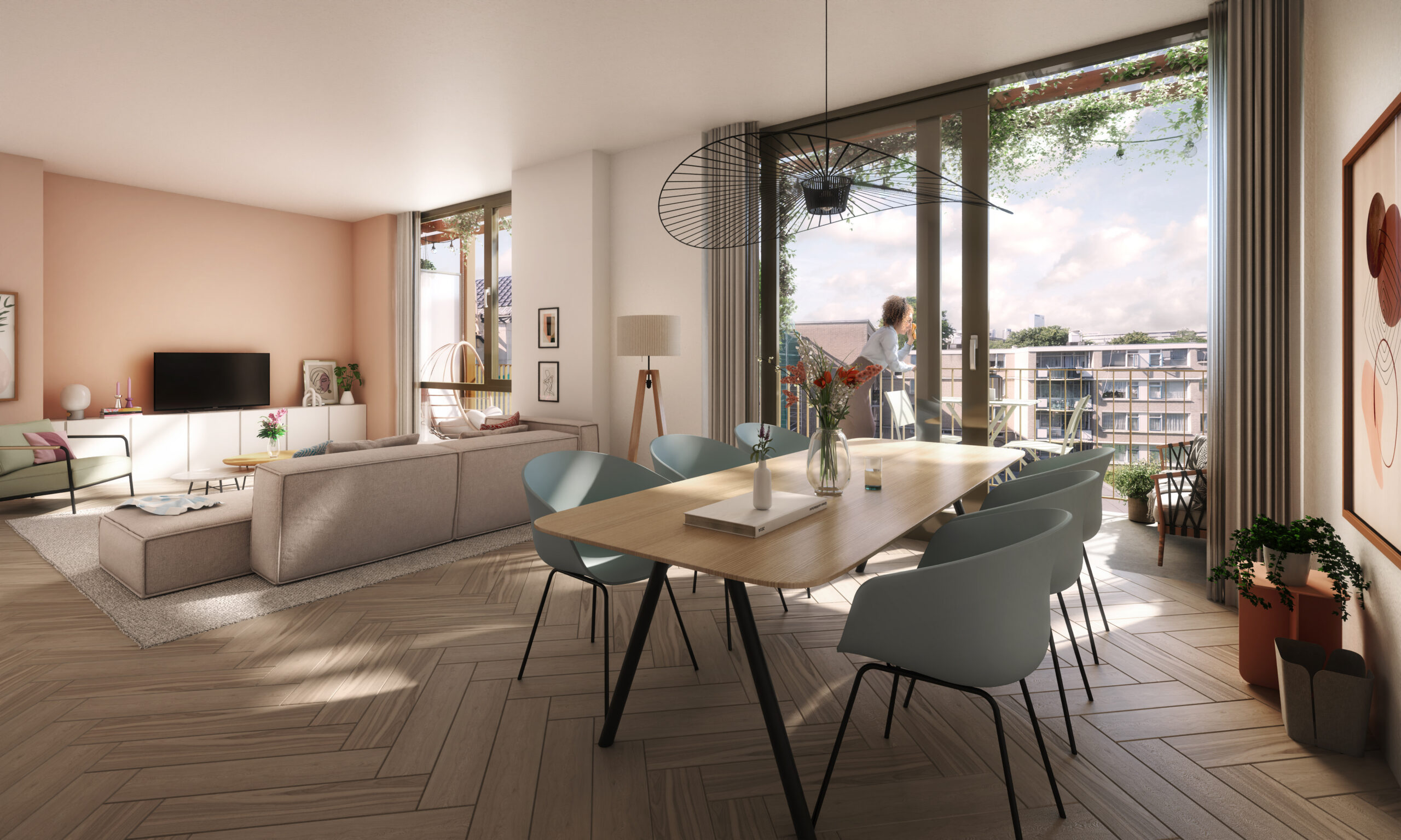 Appartement rechts