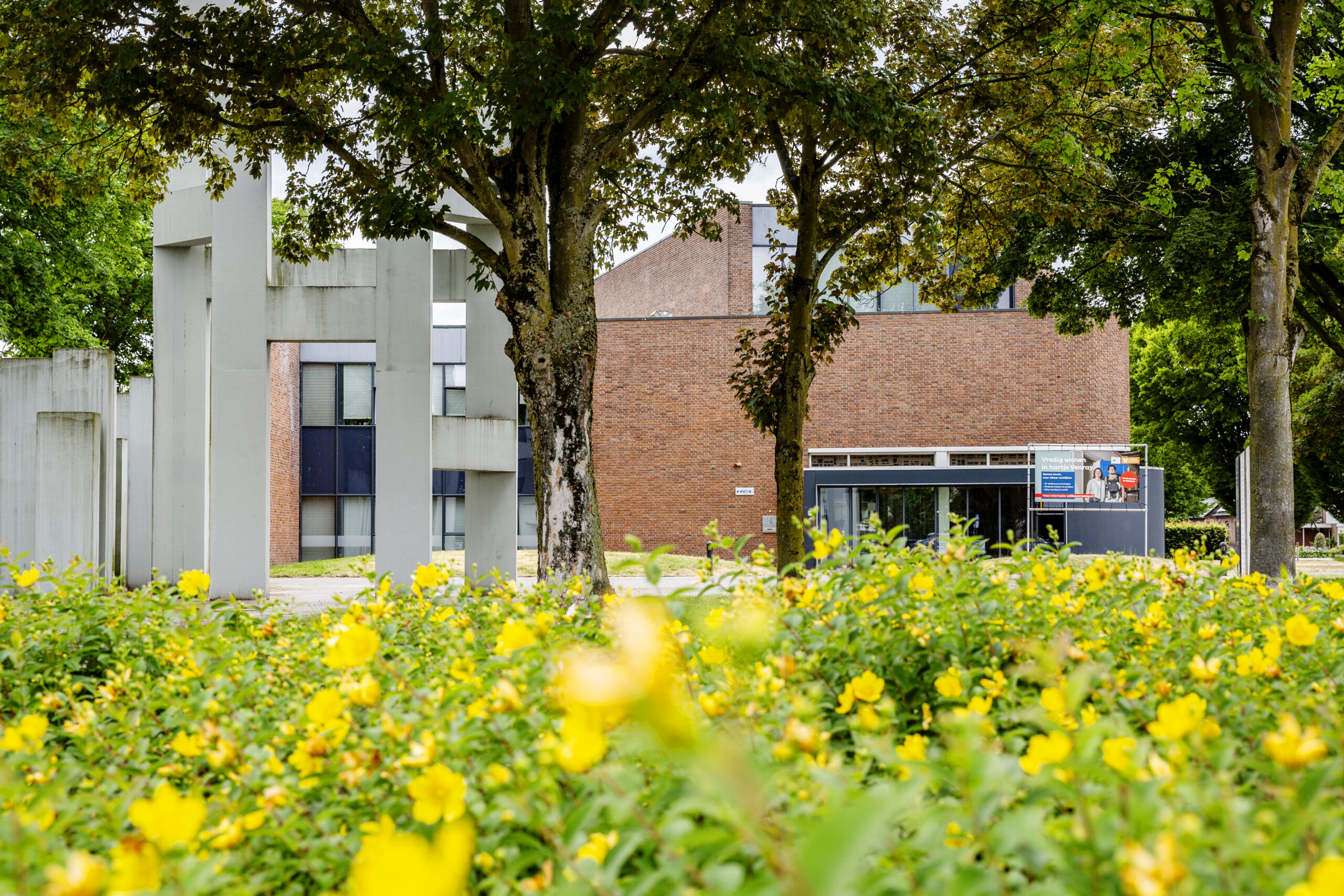 Locatie van de woningen