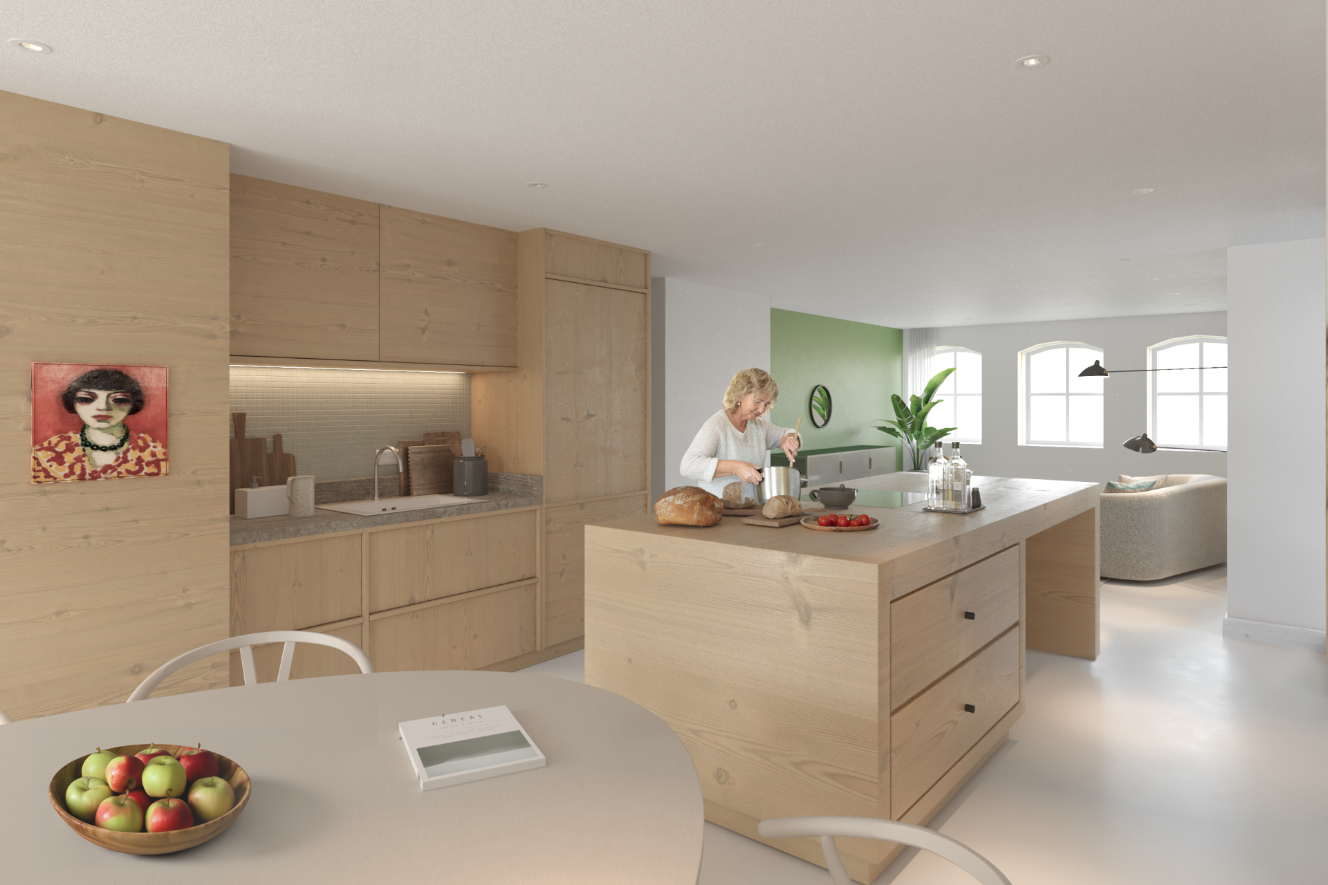 Locatie van de woningen